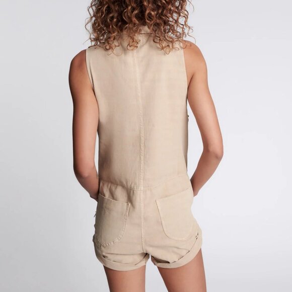 Free People x One Teaspoon STONE MINI BRAXTON OVERALL Medium $189 - Picture 3 of 4